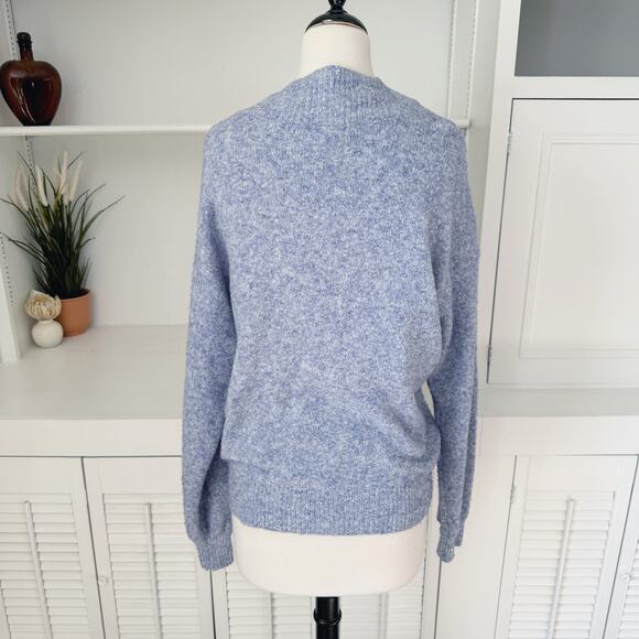 Anthropologie Silence & Noise Oversized Slouchy Surplice Wrap Sweater Size S - Picture 5 of 8